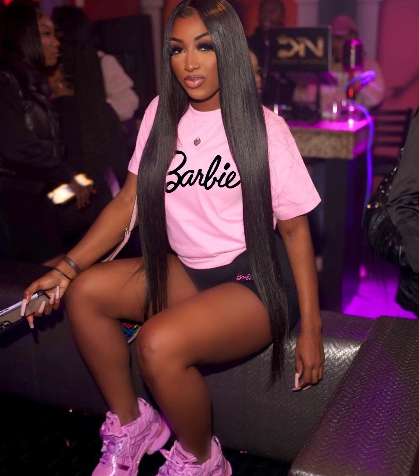 Women printed short-sleeved T-shirt and shorts Casual two-piece set