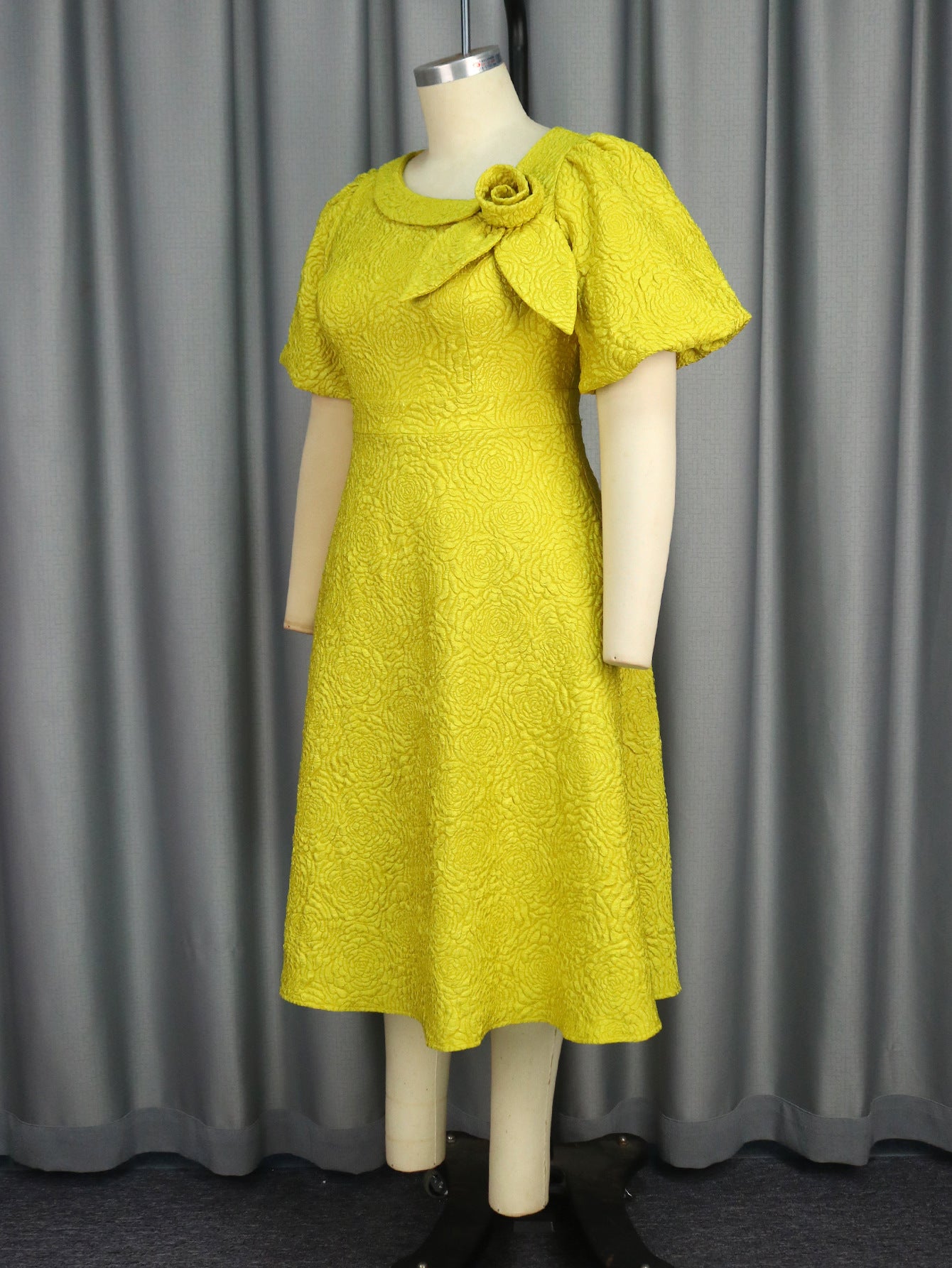 Plus Size African Women flower dress 14