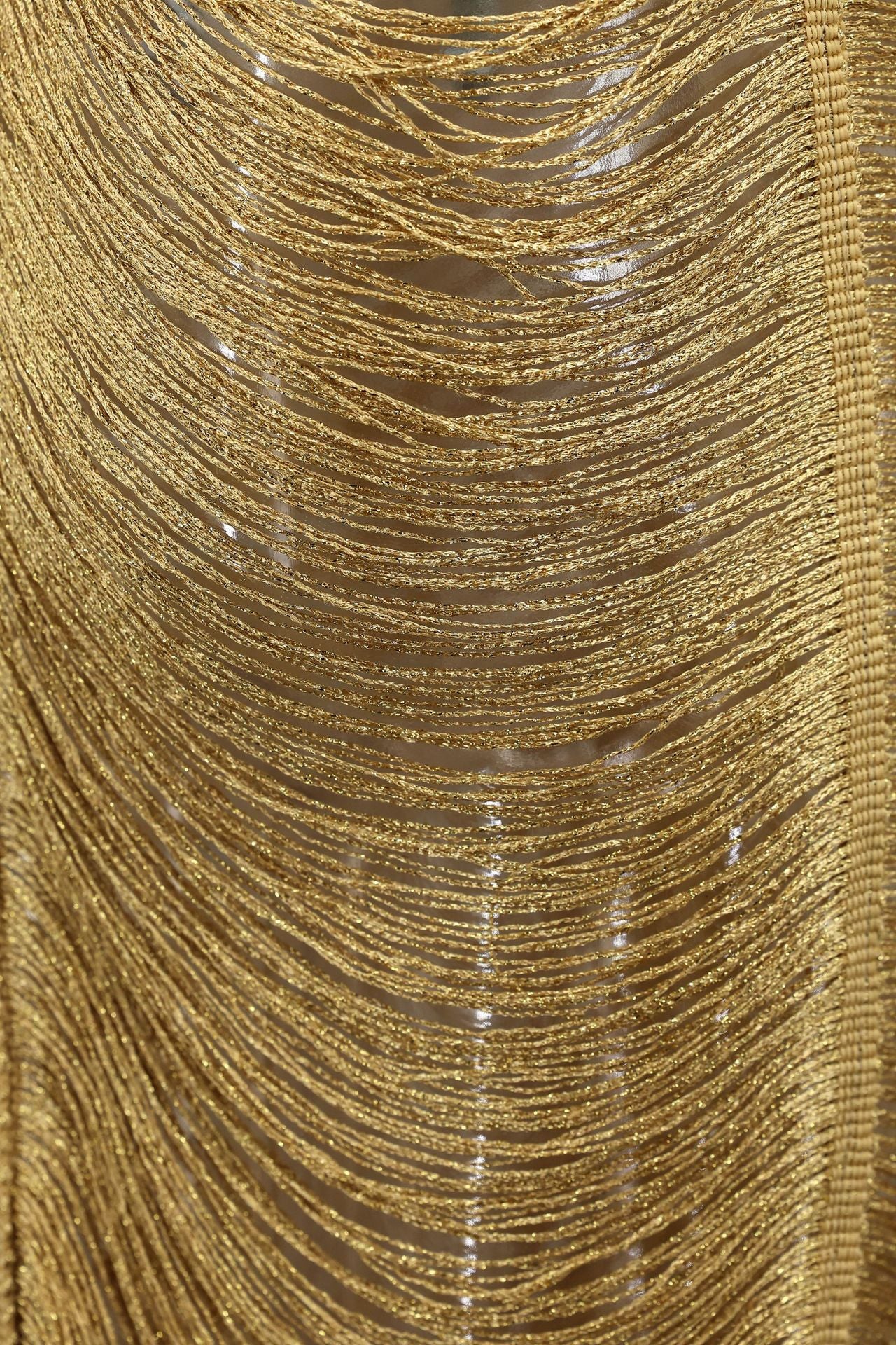 Spring Summer Fashion Shell Tassel Halter Neck Lace Up Sexy Slimming Adjustable Long Dress 18