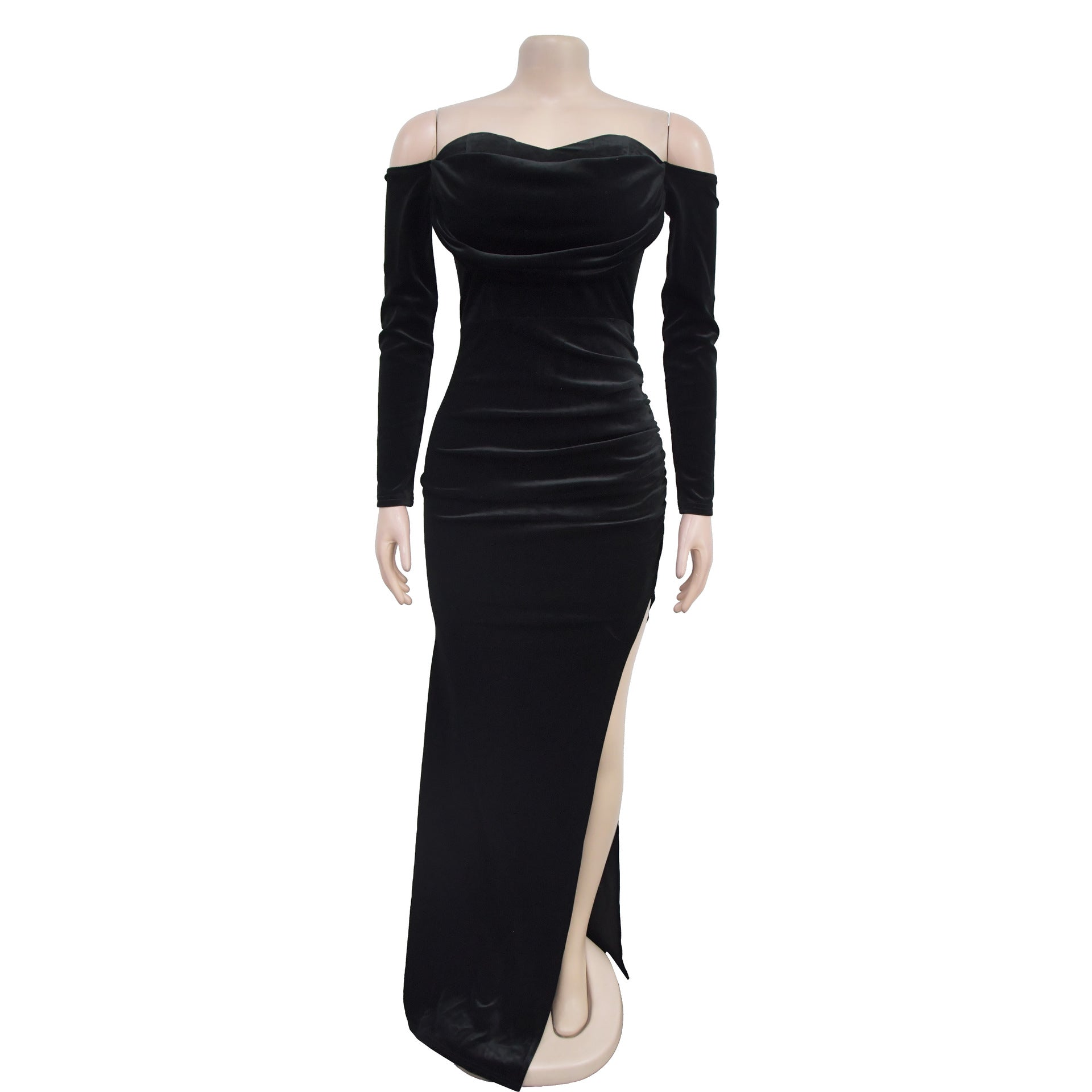 Women Solid slit dress 14