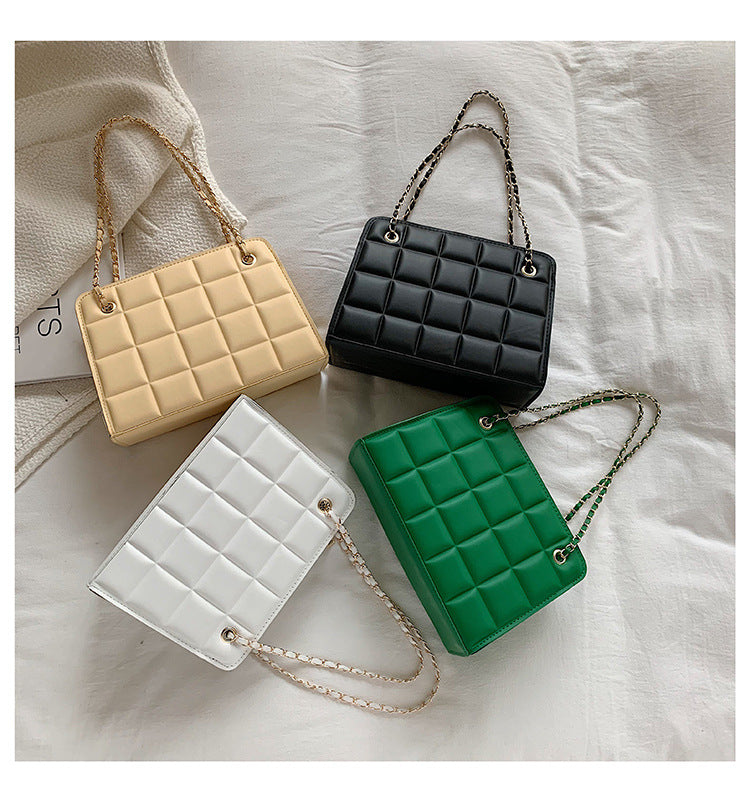 Women Retro Chain Solid Shoulder Bag 40