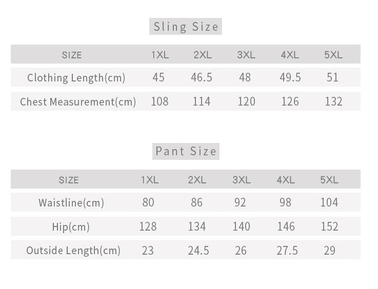 Plus Size Women suspenders and shorts home clothes two-piece set 7