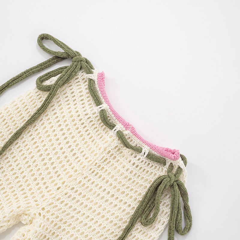 Women Drawstring Lace-Up See-Through Shorts 8