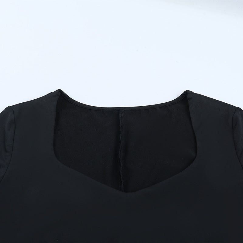 Women Sexy Mesh Patchwork Ruffle Gathered Maxi Dress 13