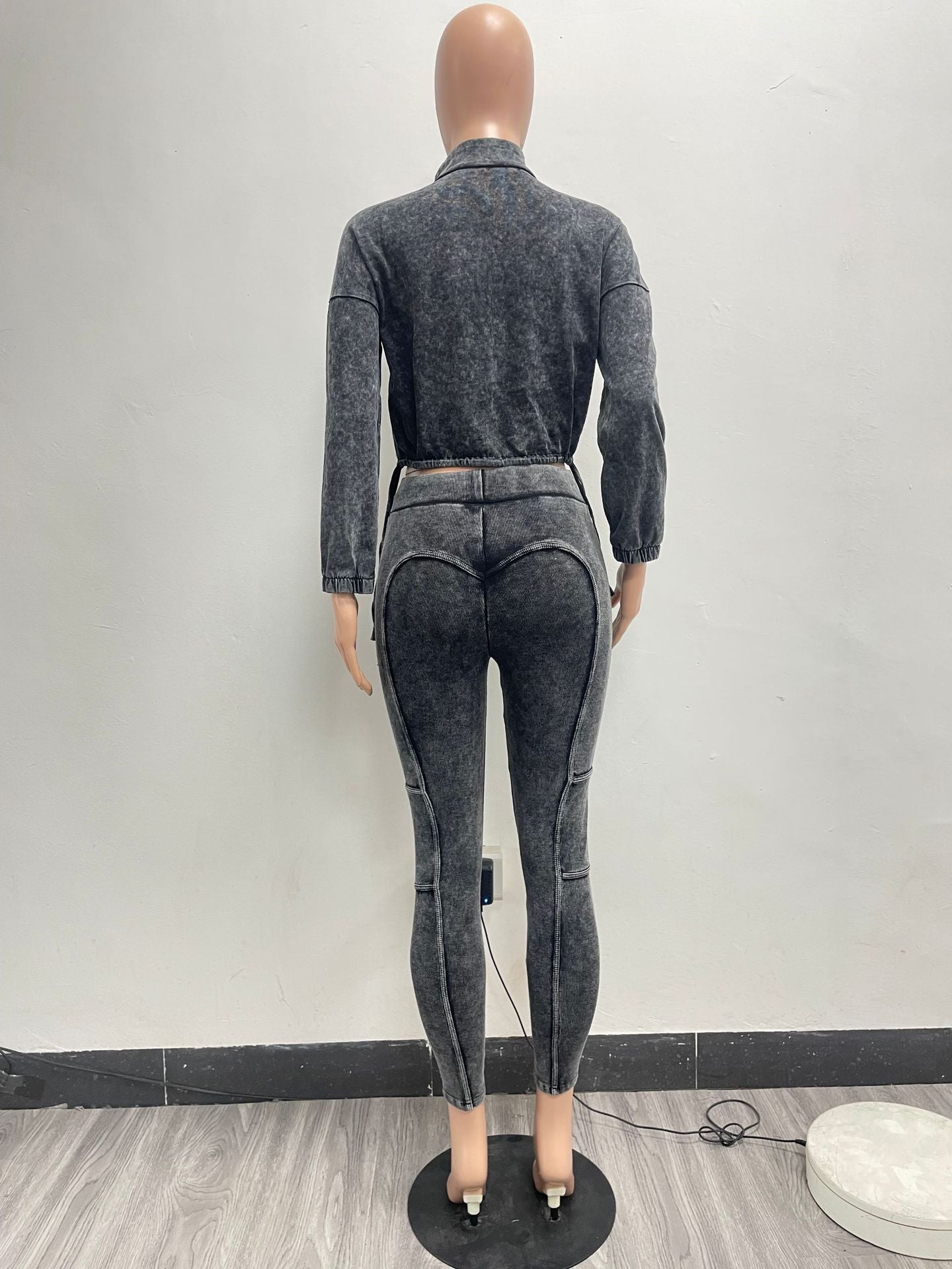 Women sports Top and Pant Casual Two Piece Set 7