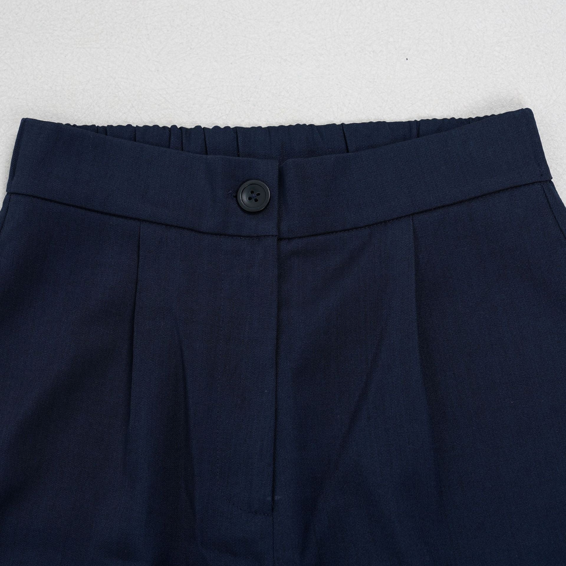 Women Elegant Turndown Collar Blazer and Pants Two-Piece Set 27