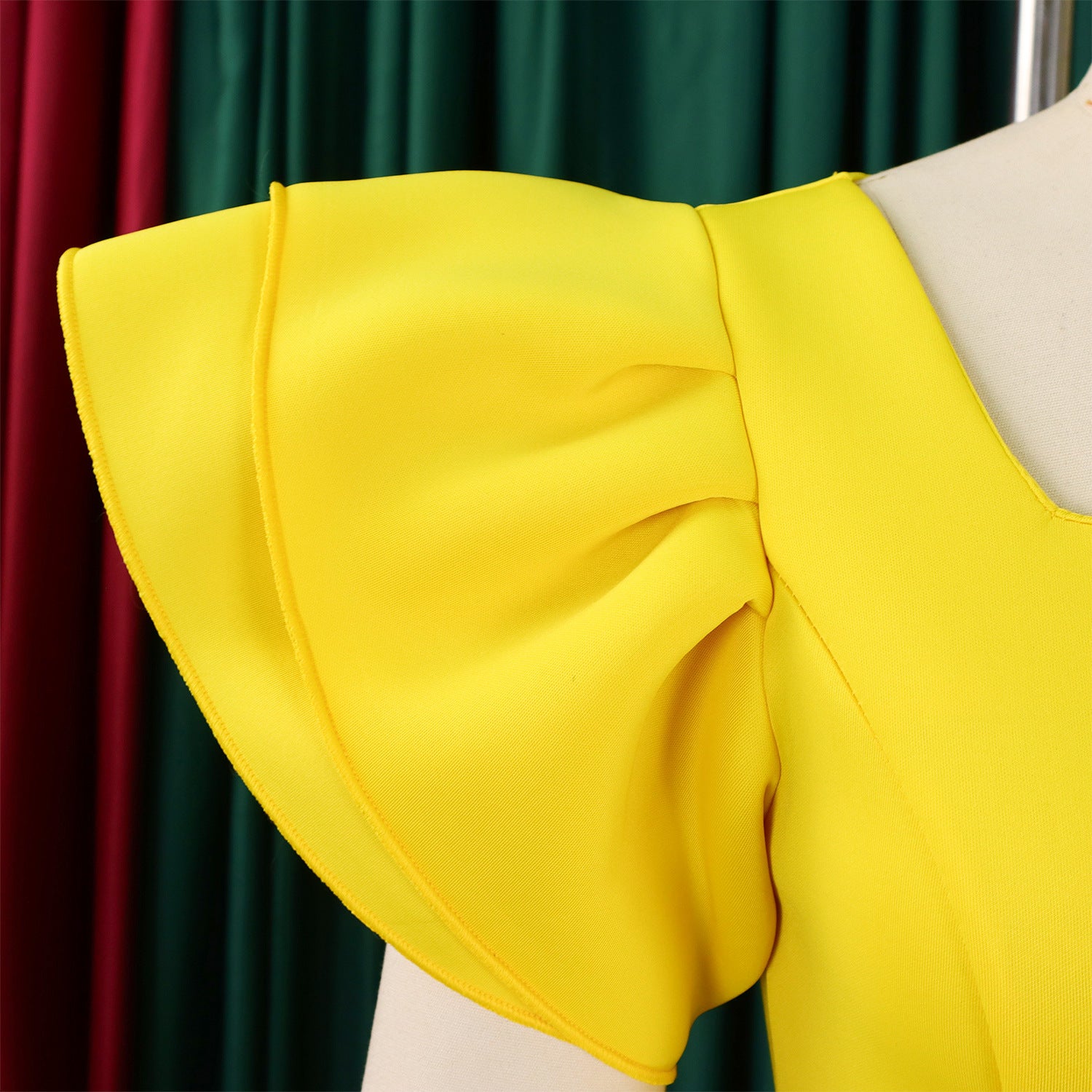 Women solid bodycon African dress 22