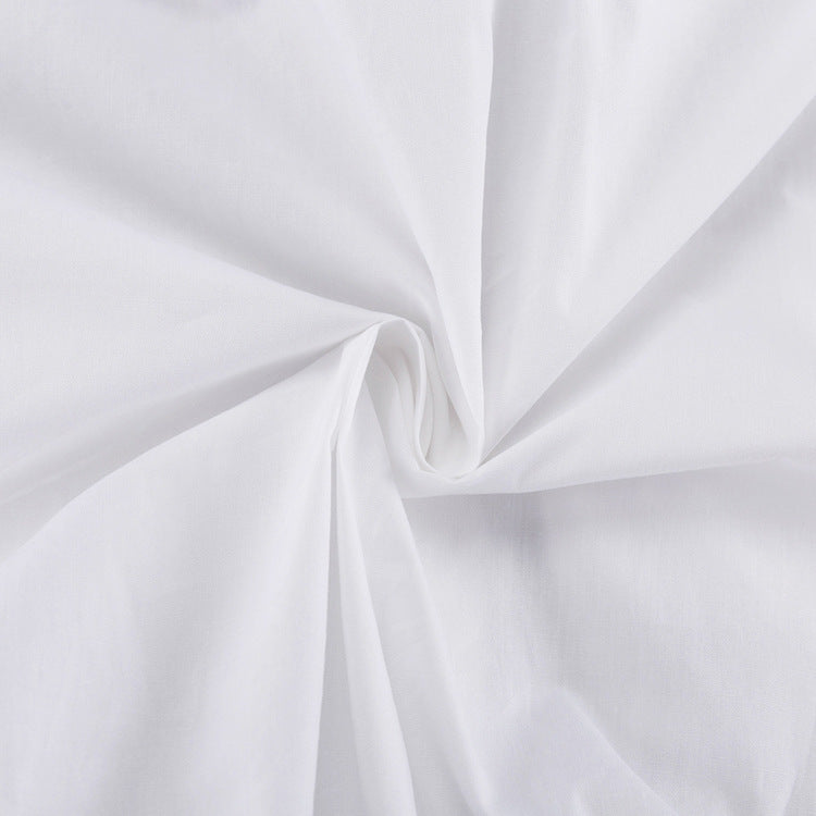 Women's Casual Cotton Turn-Down Collar 3/4 Sleeve A-Line Shirt Dress 16