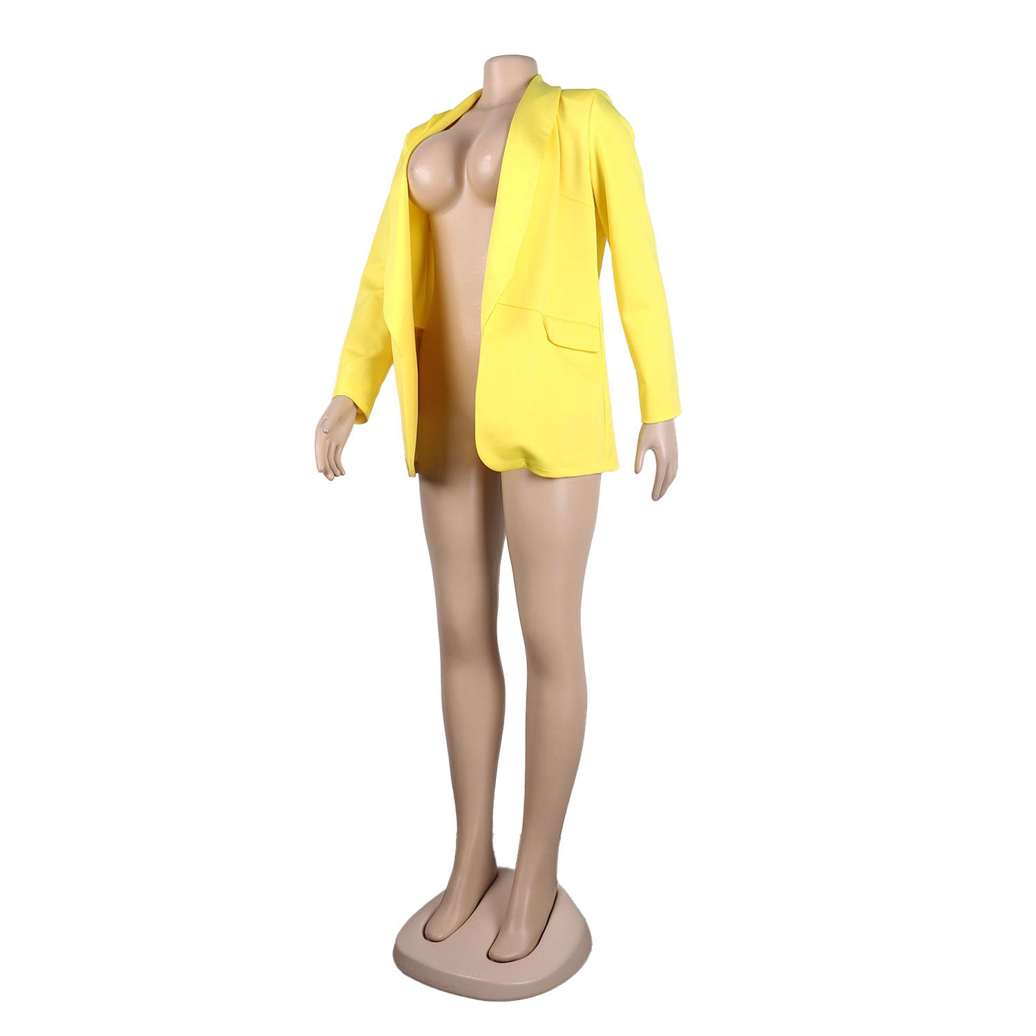 Women Fall/Winter Solid Long Sleeve Casual Blazer 33