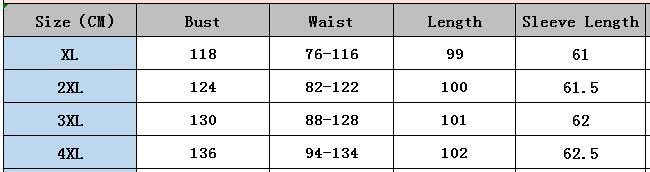 Plus Size Women Printed Long Sleeve Maxi Dress 9