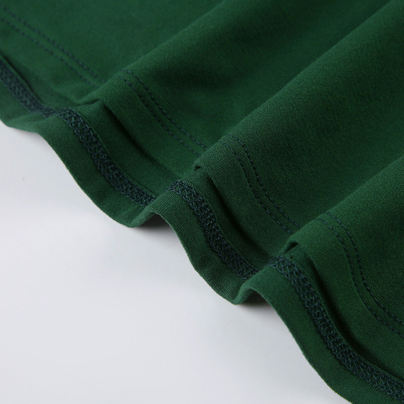 Women Sports Digital Print Contrast Short Sleeve Crop T-shirt and Shorts Casual Two-piece Set 14