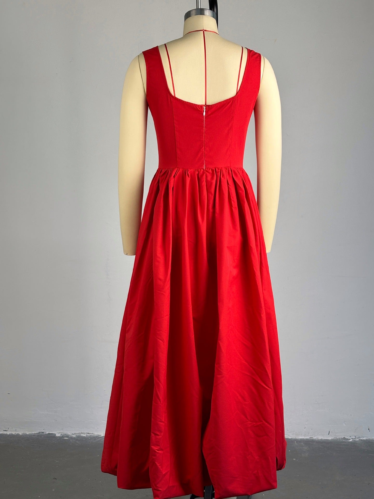 Women Elegant Sleeveless Solid Dress 9