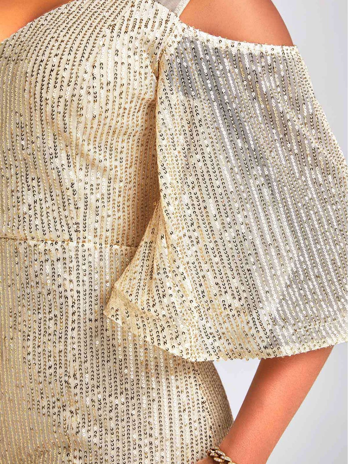 Spring Chic Sequin Formal Party Evening Dress 4