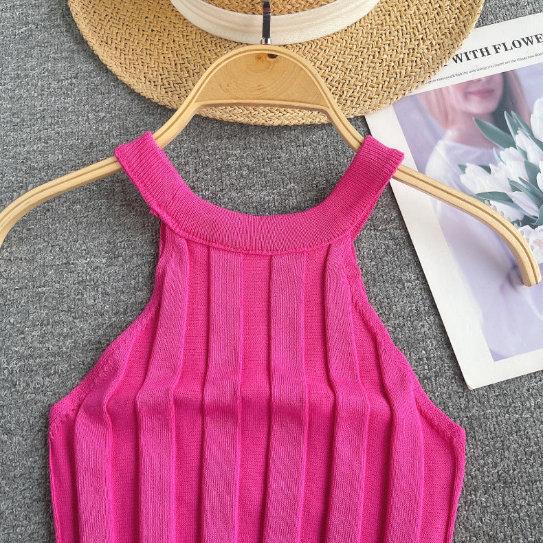 Women Sexy Off-Shoulder Halter Neck Camisole 27