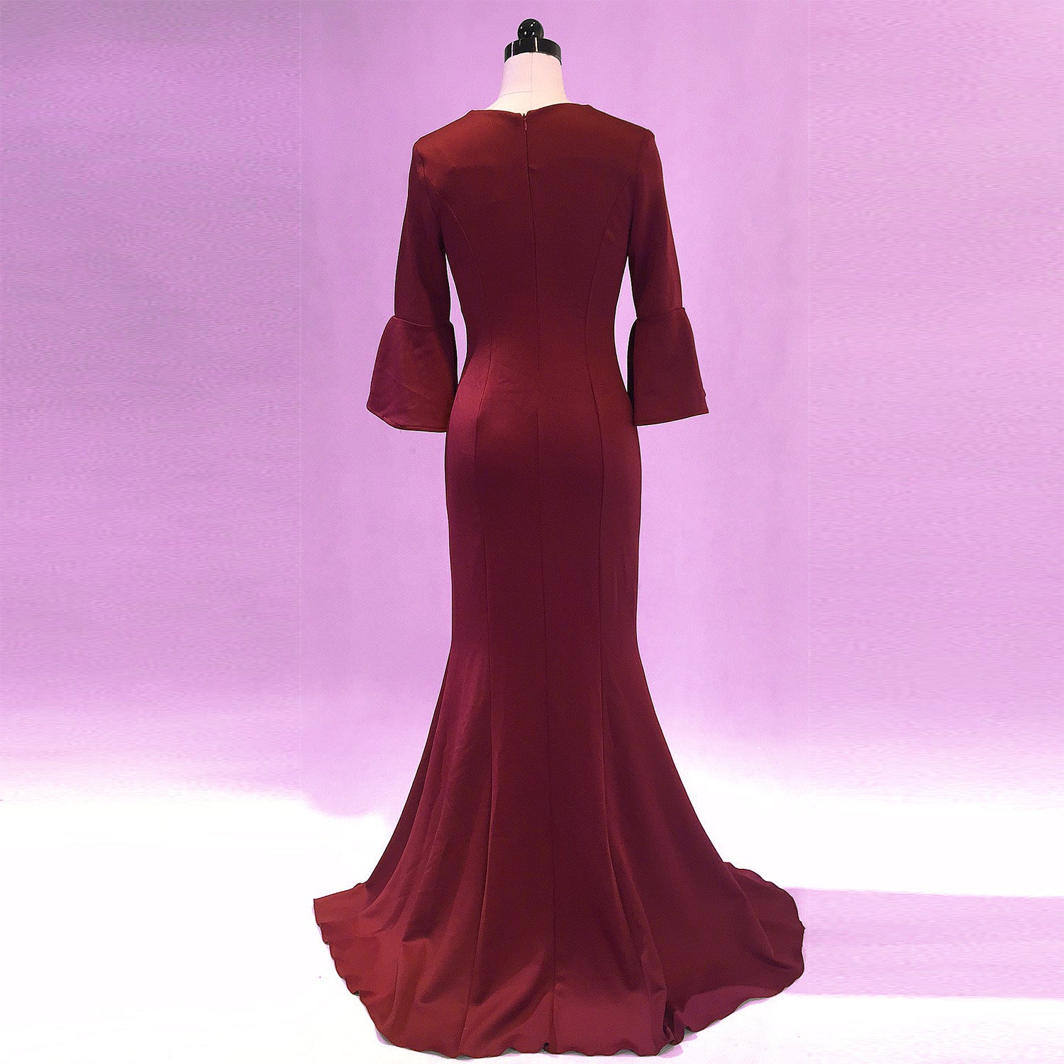 Women Elegant Formal Party Maxi Mermaid Evening Dress 30