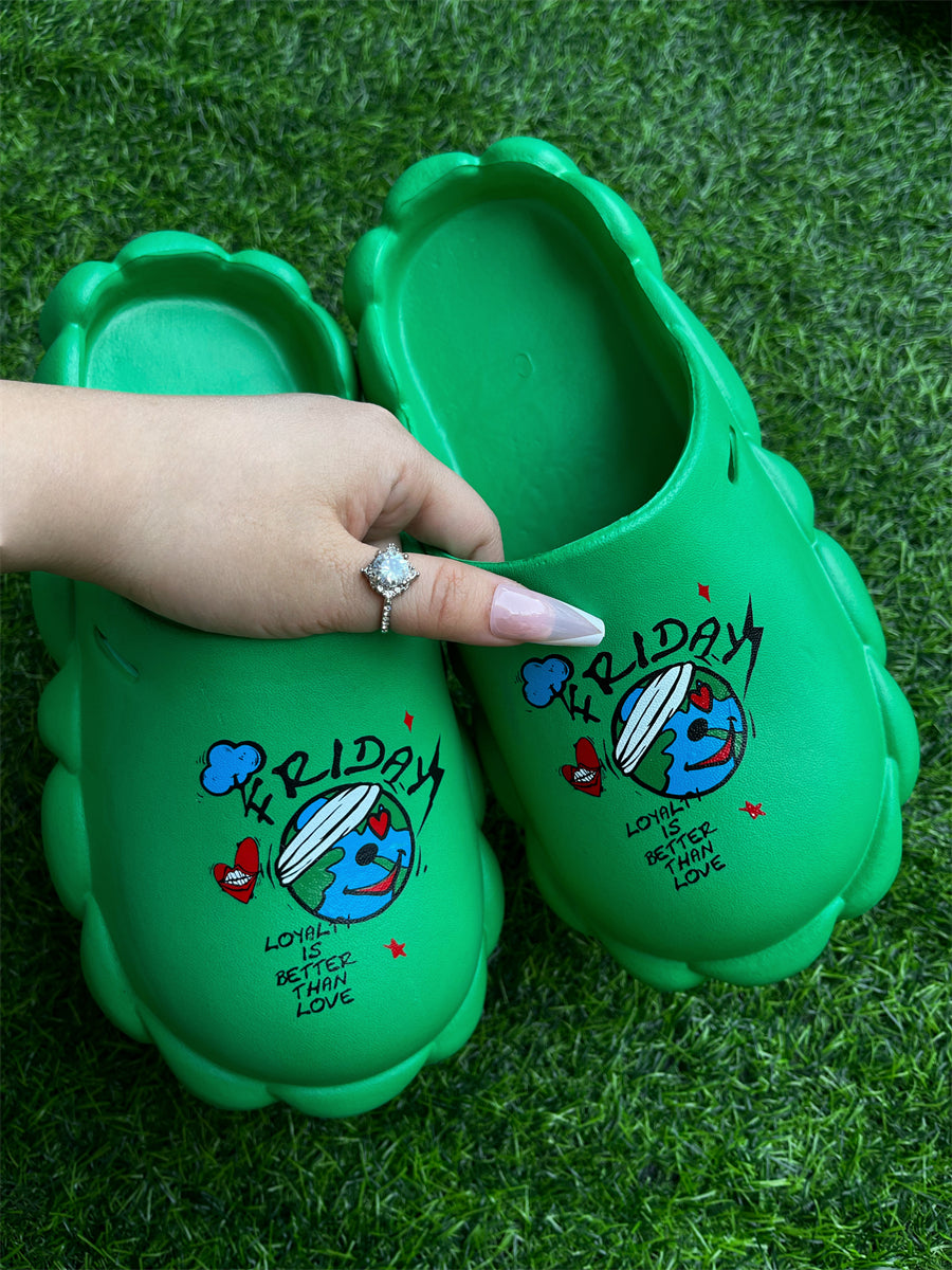 Spring And Summer Women's Shoes Sandals And Slippers Couple Eva Waterproof Women Slippers 126