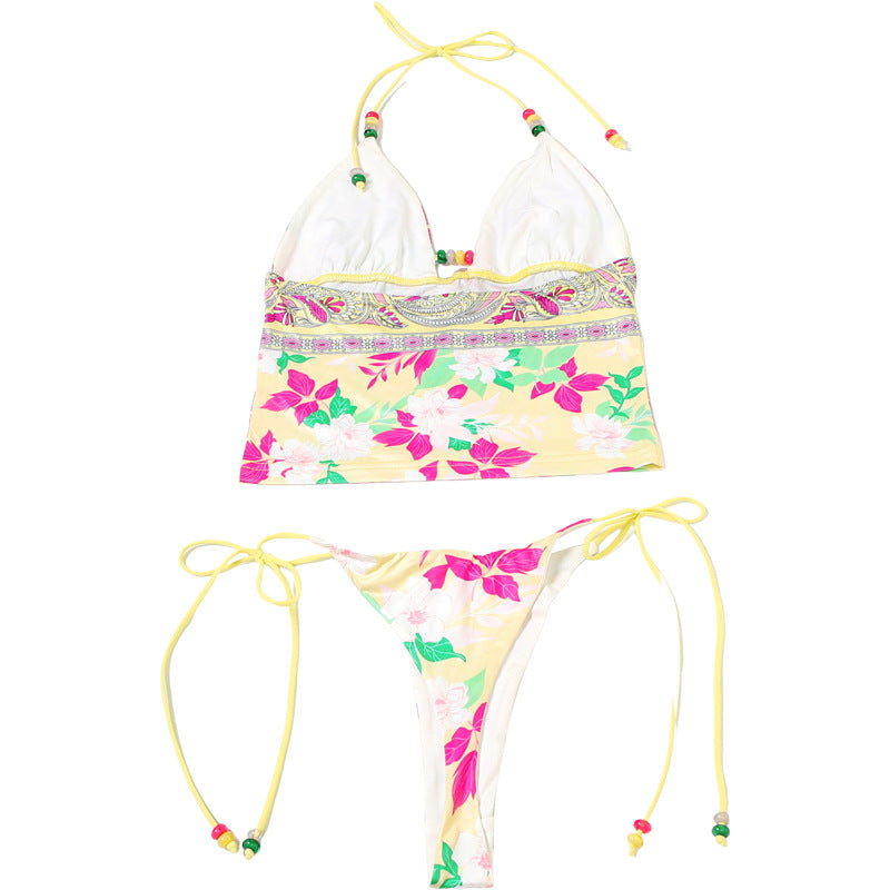 Women Summer Sexy Print Tank Top and Shorts Two Pieces 10