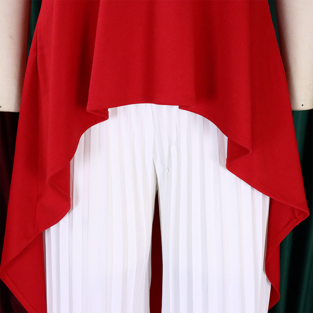 Women Sleeveless Irregular Top and Wide-leg Pants Two-Piece Set 65