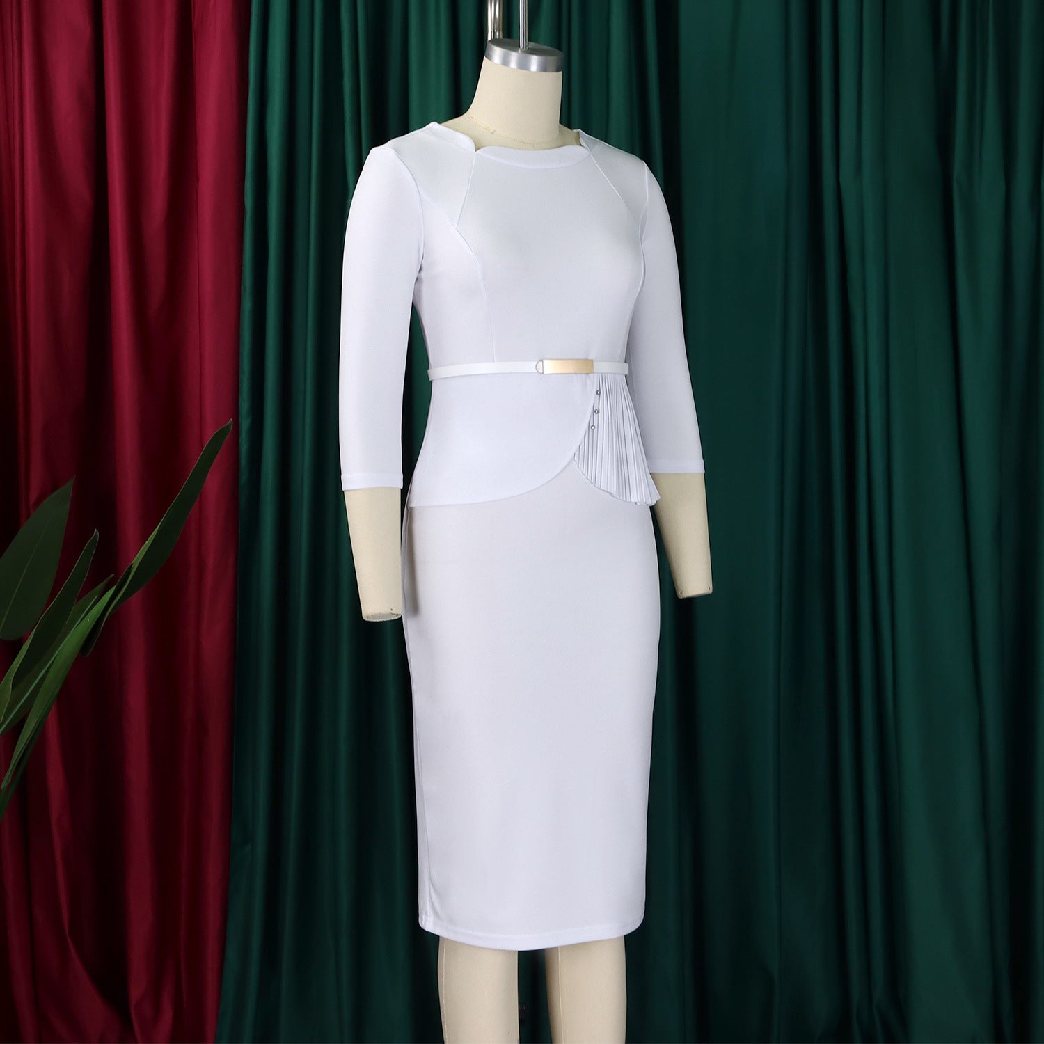 Women's Fashion Ol Chic Elegant Bodycon African Dress 13