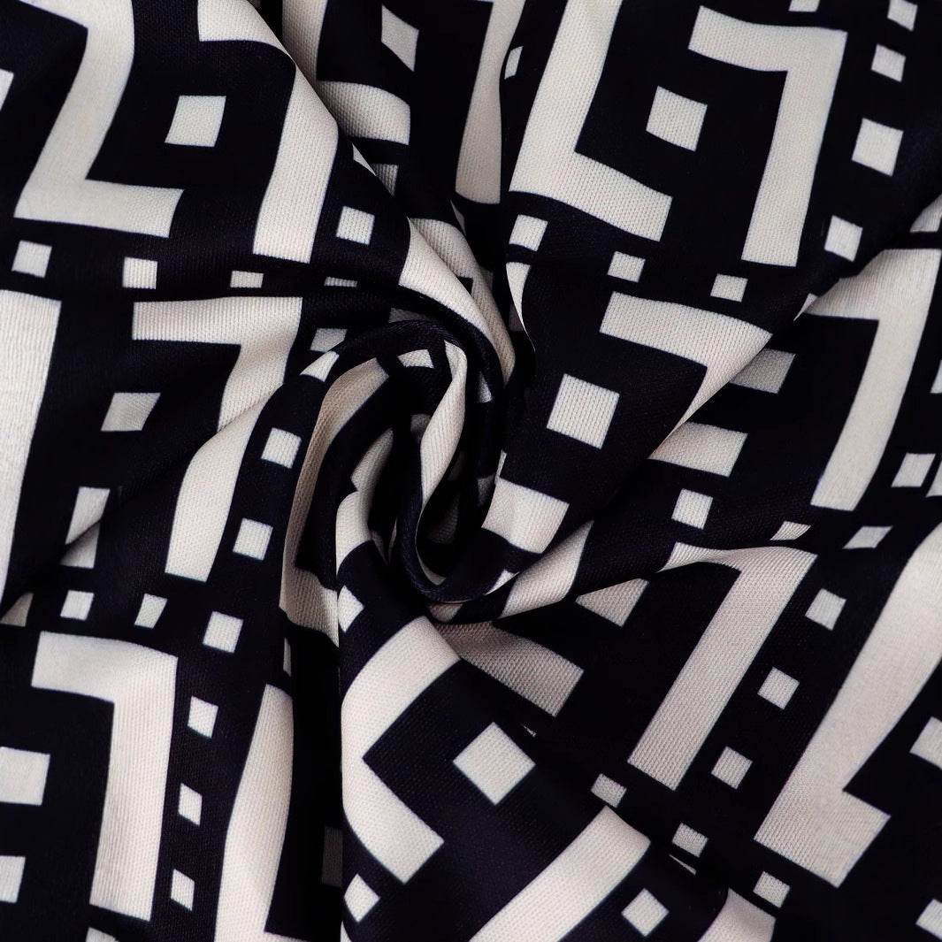 Women v-neck long-sleeved lace dress 5