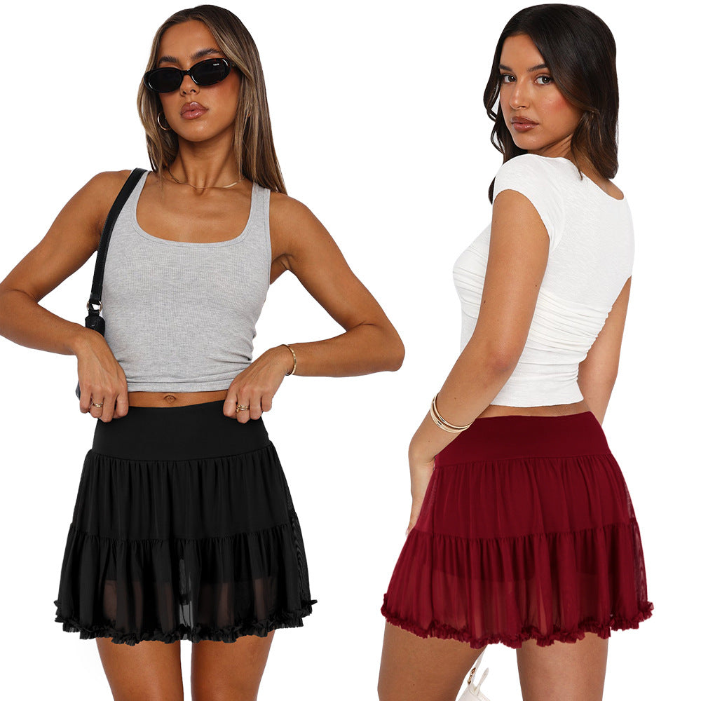 Women Mesh Summer Skirt 14