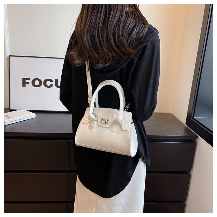 Bag Handbag Solid Color Simple Shoulder Messenger Bag Ladies Bag 29