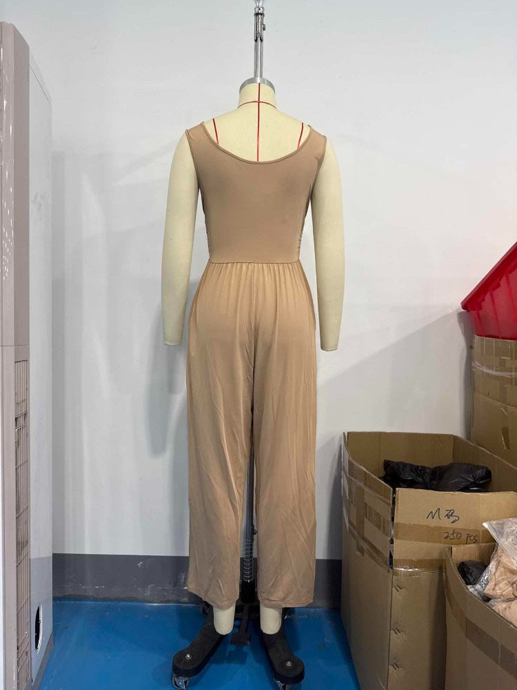 Women Casual Solid Jumpsuit 4