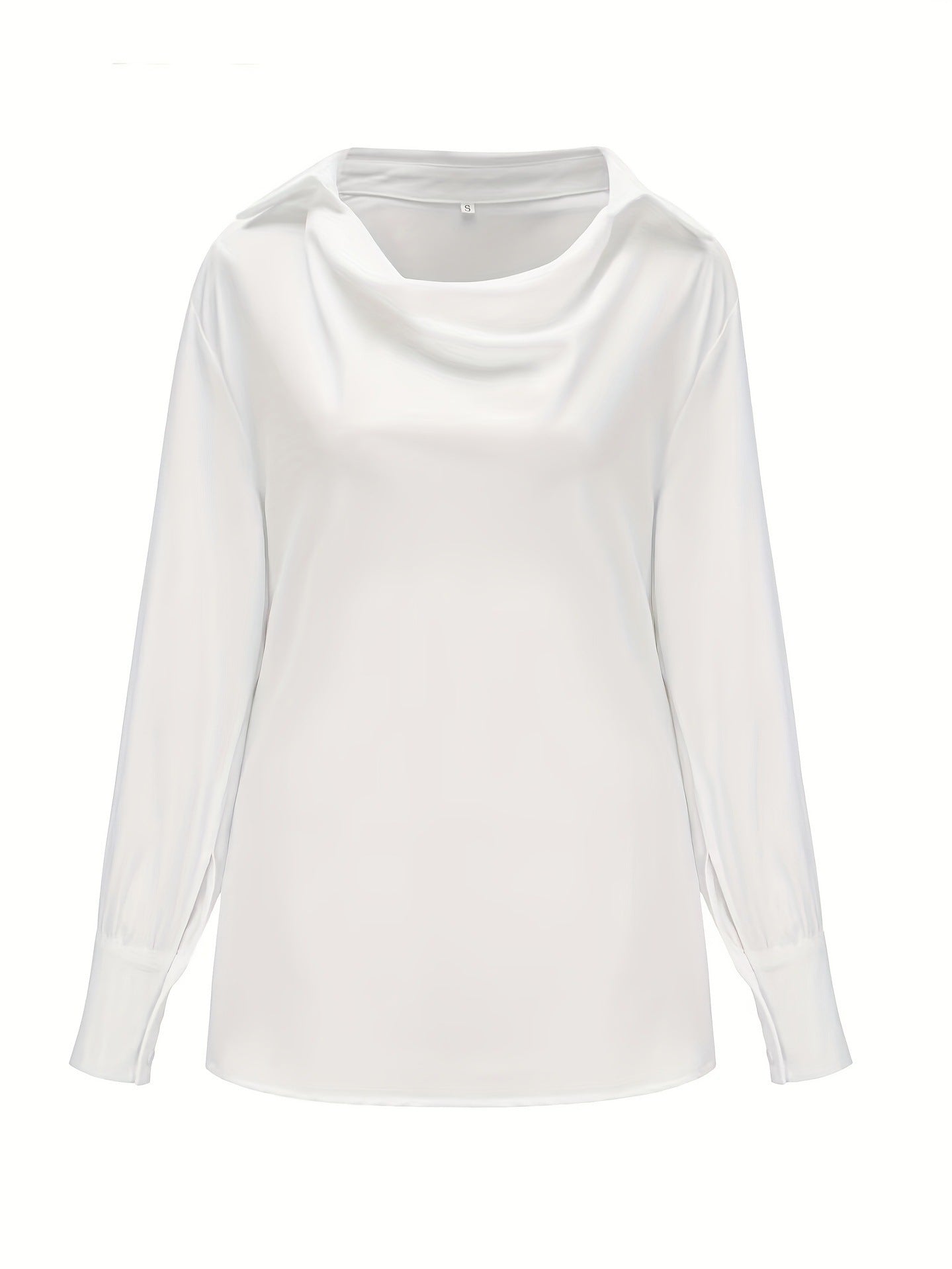 Women Fall Long Sleeve Solid Top Shirt 17