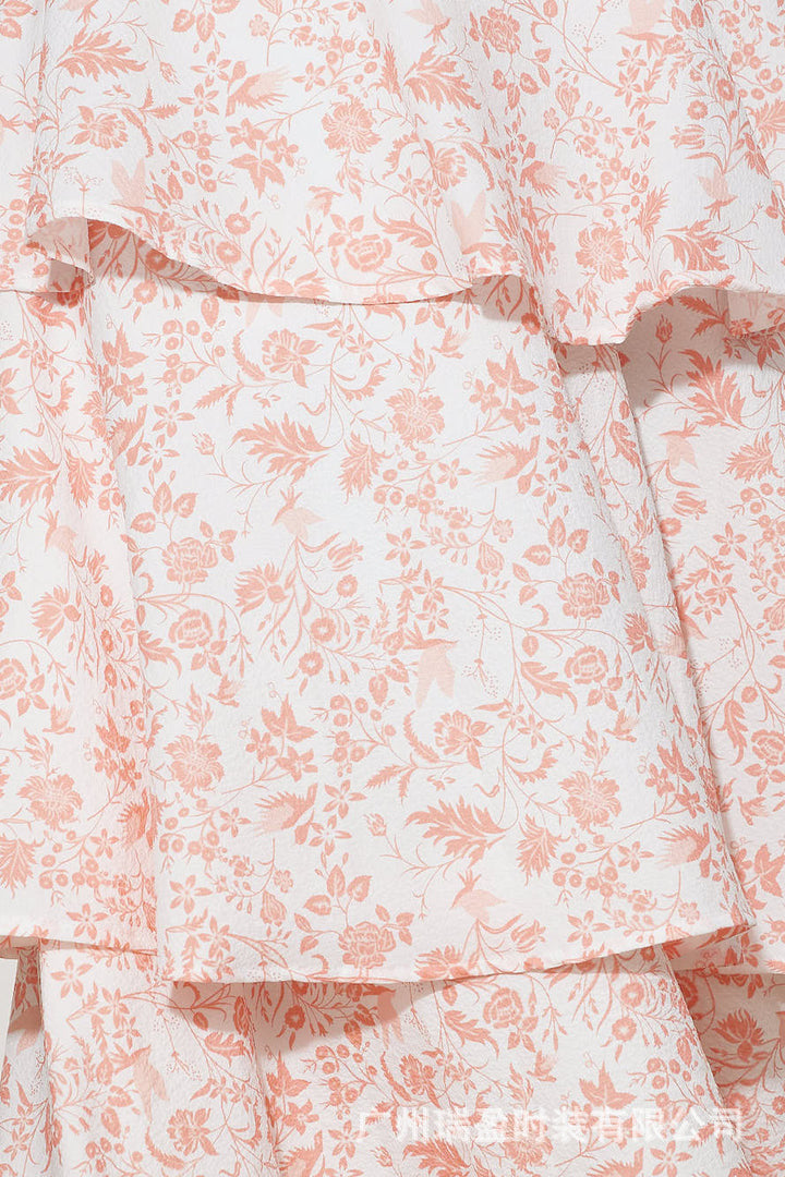 Spring And Summer Holidays Party Chic Printed Dress 13