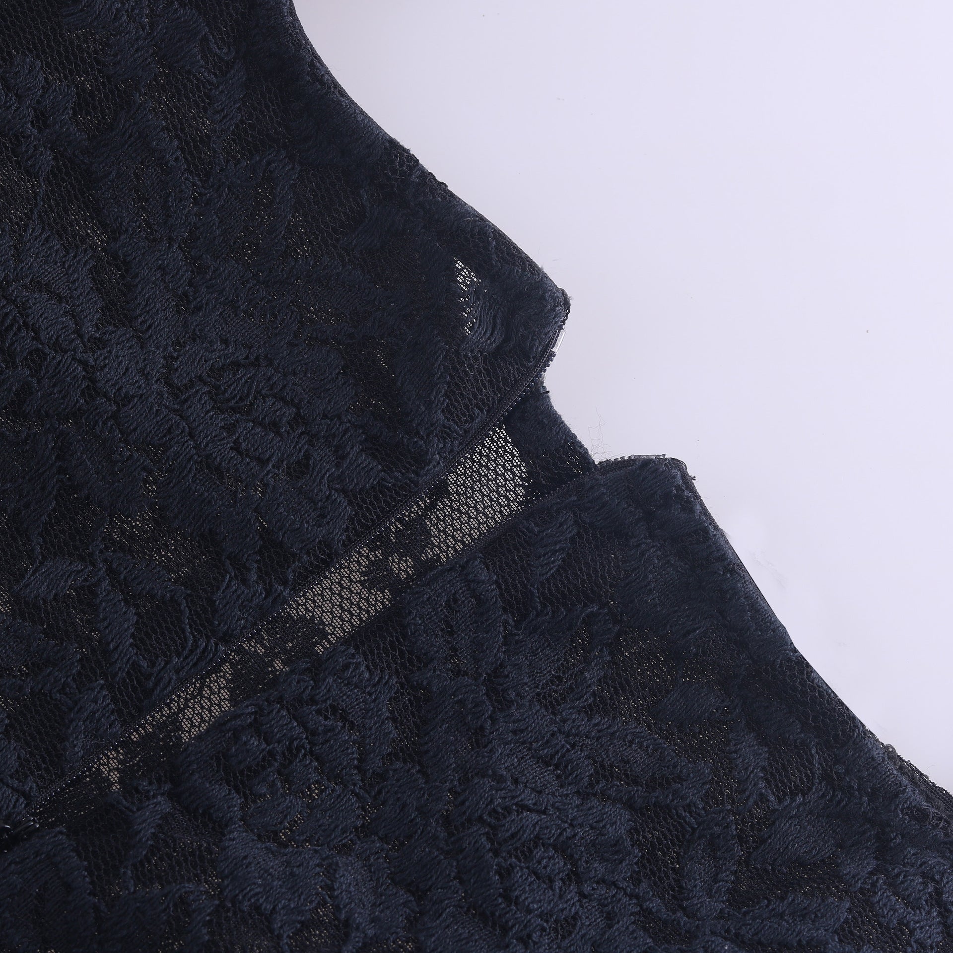 Summer Women Off Shoulder Sexy See-Through Lace Dress 13