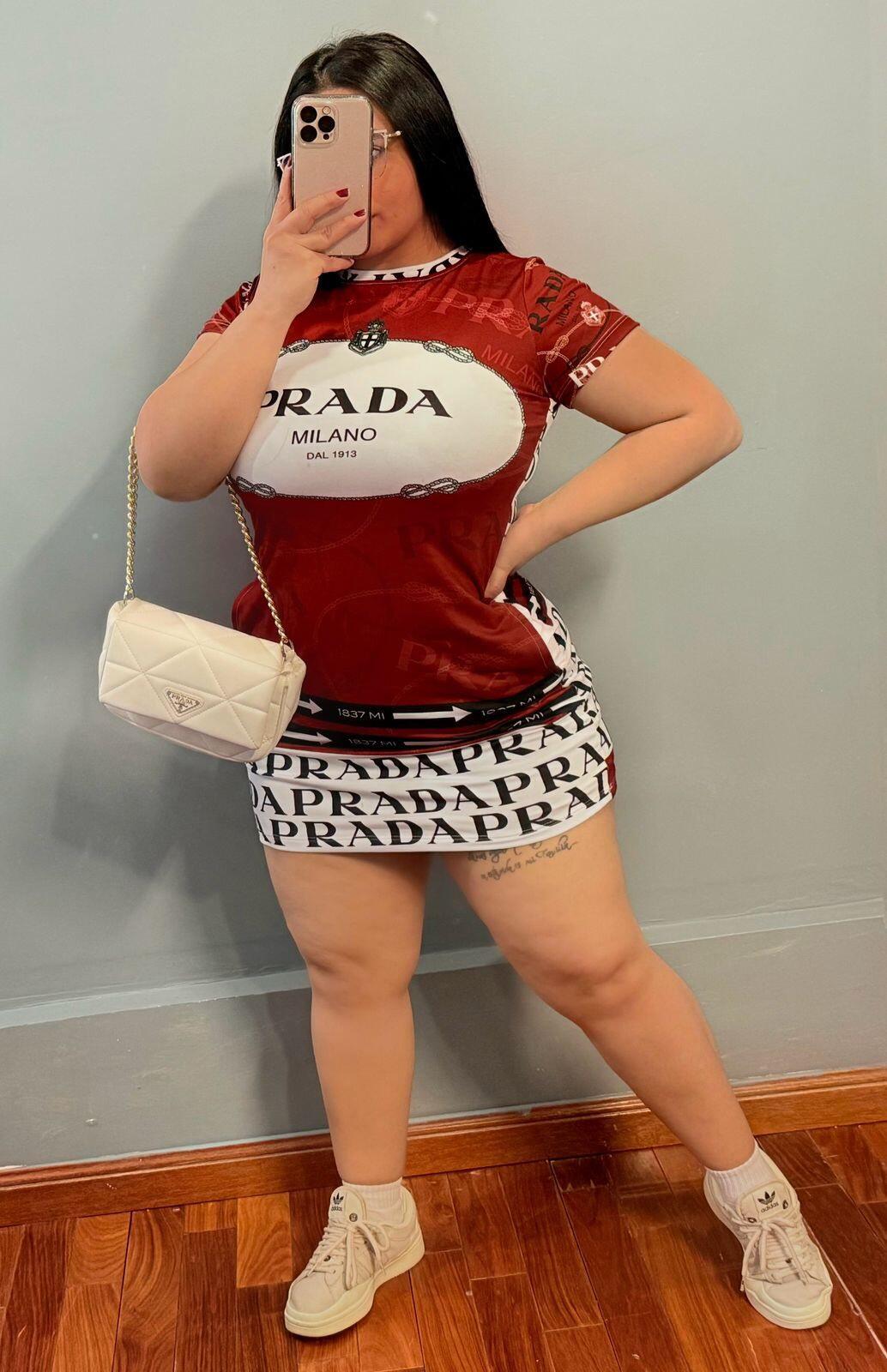 Women's Casual Chic Printed Bodycon Dress 8