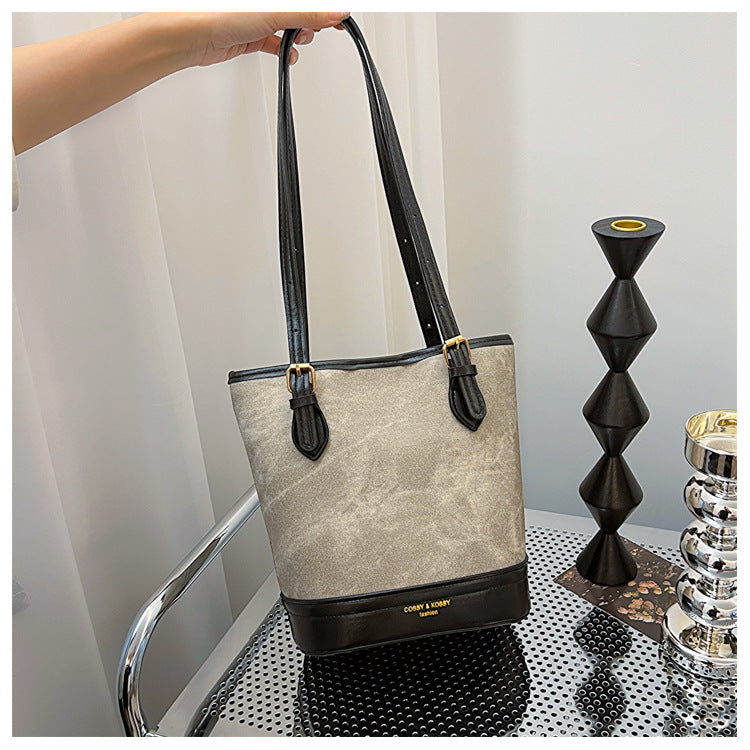 Autumn And Winter Retro Armpit Bags For Women Trendy And Fashionabletote Bags Versatile Large-Capacity Bucket Bags 4