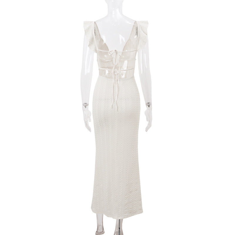 Women summer sexy chic bubble wave dress 10