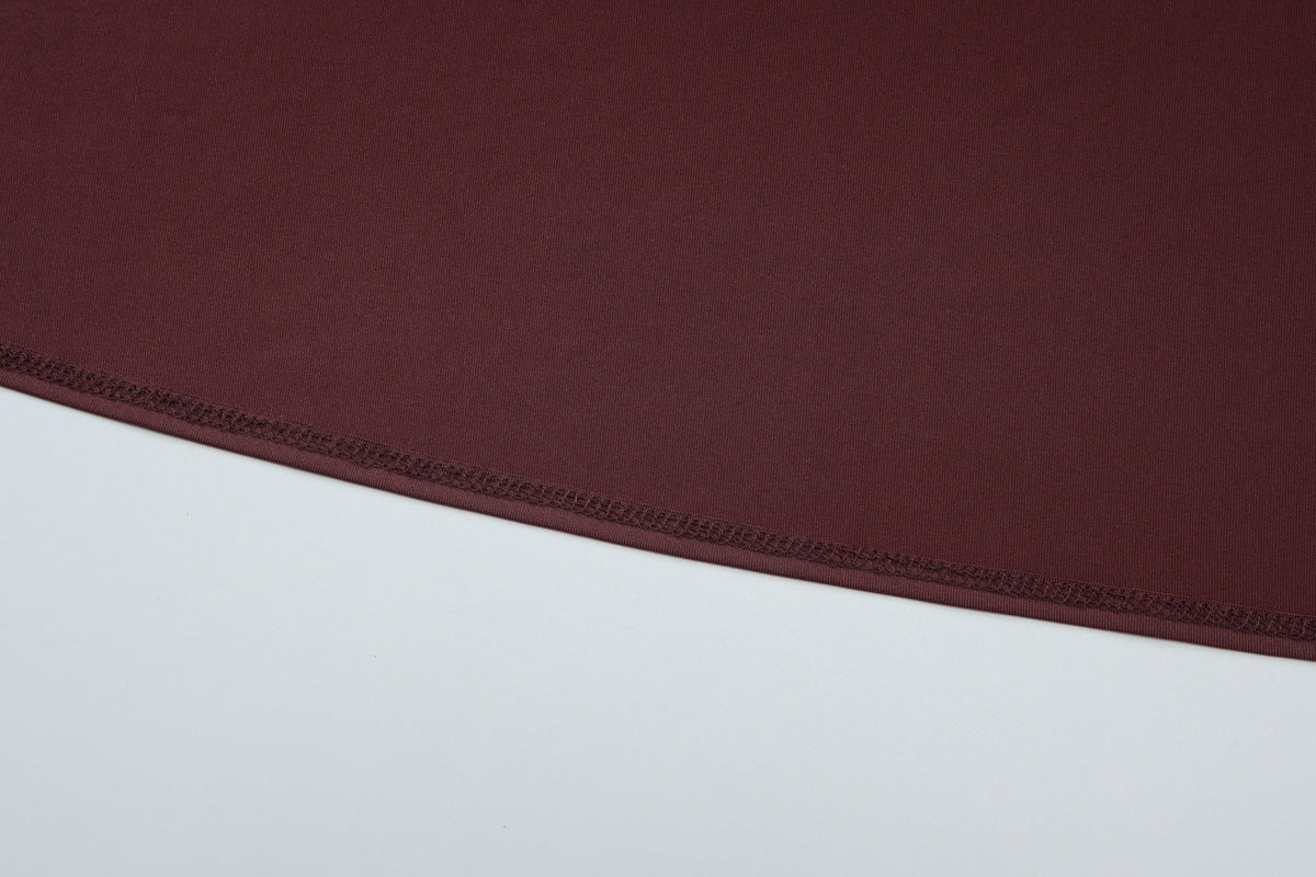 Women Solid Sexy V Neck Sleeveless Hollow Slit Halter Neck Dress 14