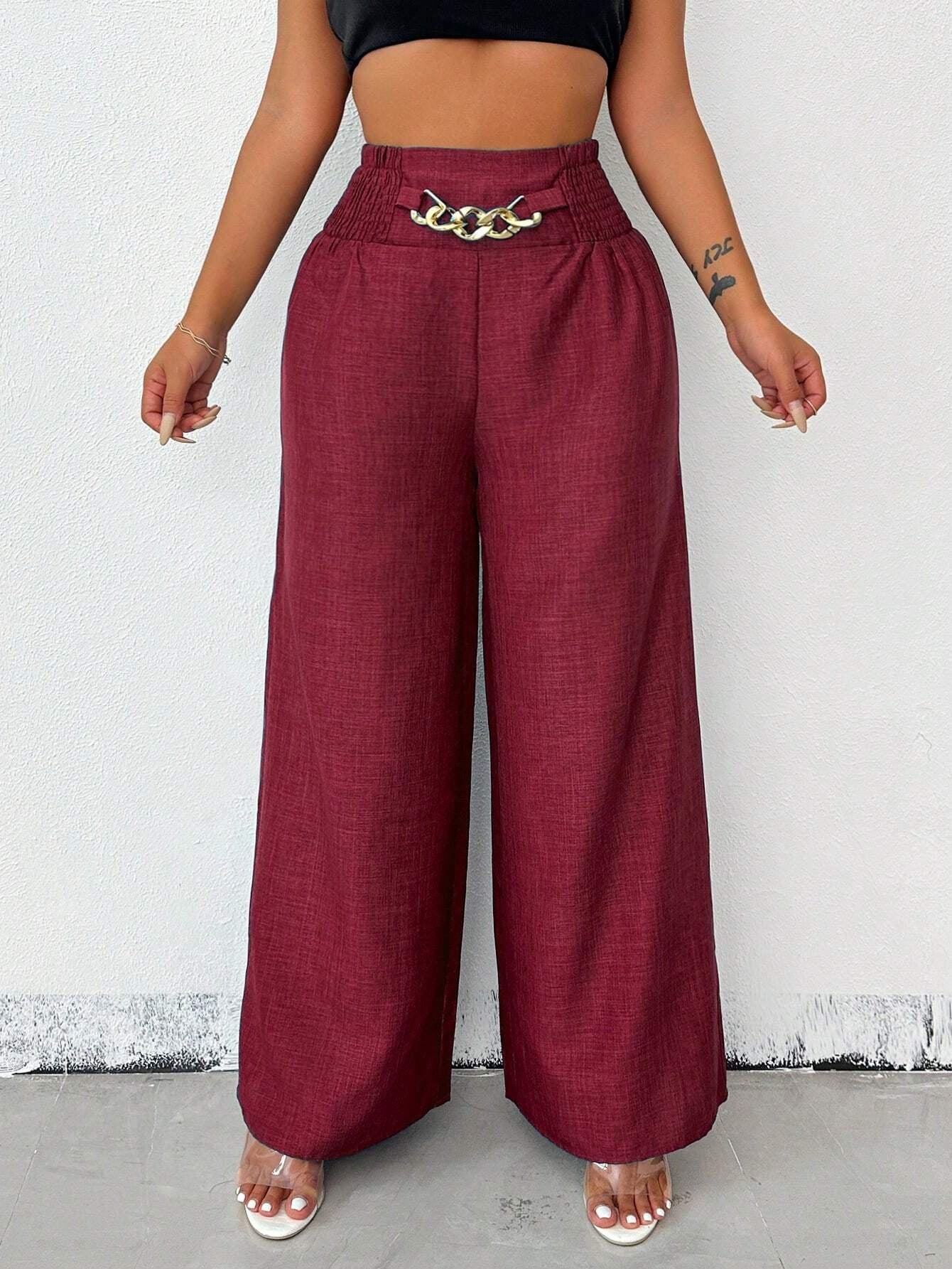Women Wide Leg Pants 4