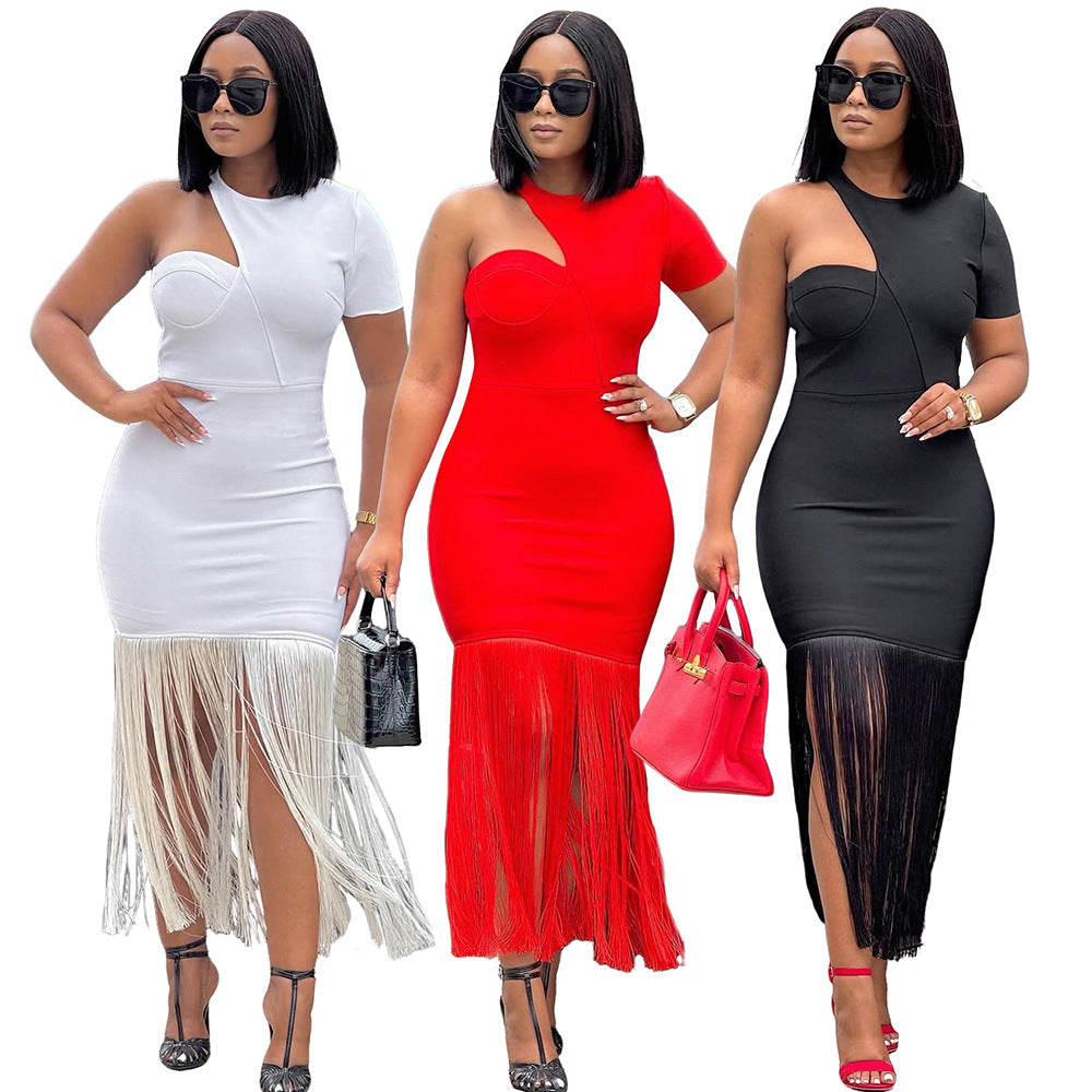 Sexy Summer Tassel Bodycon Dresses 9