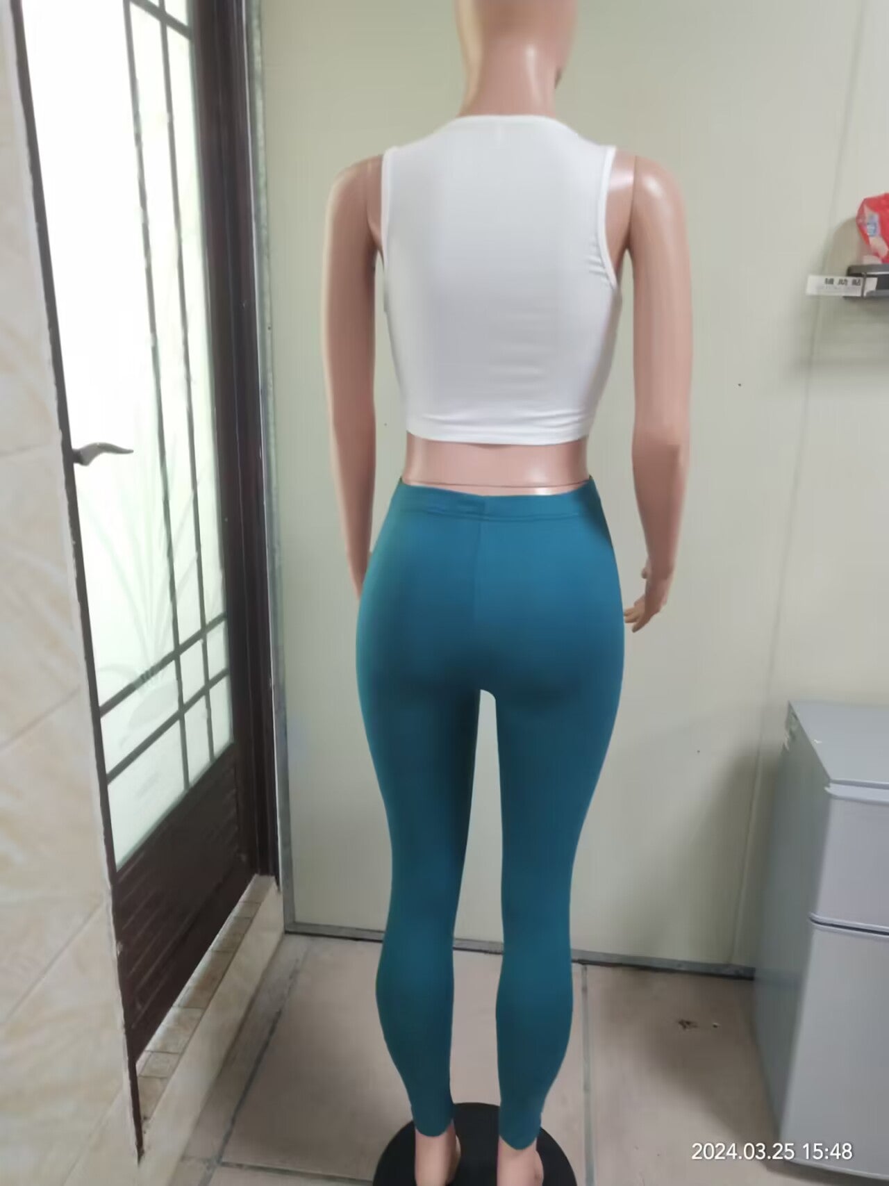 Women's Sexy Fashion Printed Vest Solid Pants Two Piece Set 3