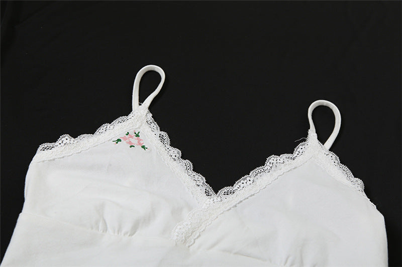 Summer Women sexy lace vest and shorts two-piece set 11