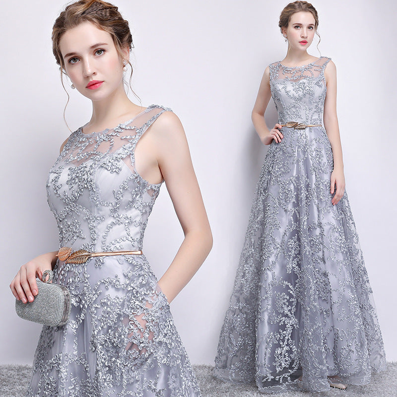 Women Summer Formal Party Evening Dress Elegant Slim Fit Dress Long Dress（Processing time need 3-6 days） 9