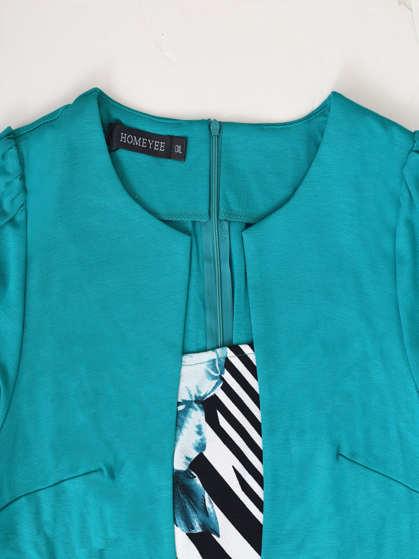 Plus Size Women's Autumn Square Neck Contrast Geometric Pattern Chic Elegant Bodycon Dress 12