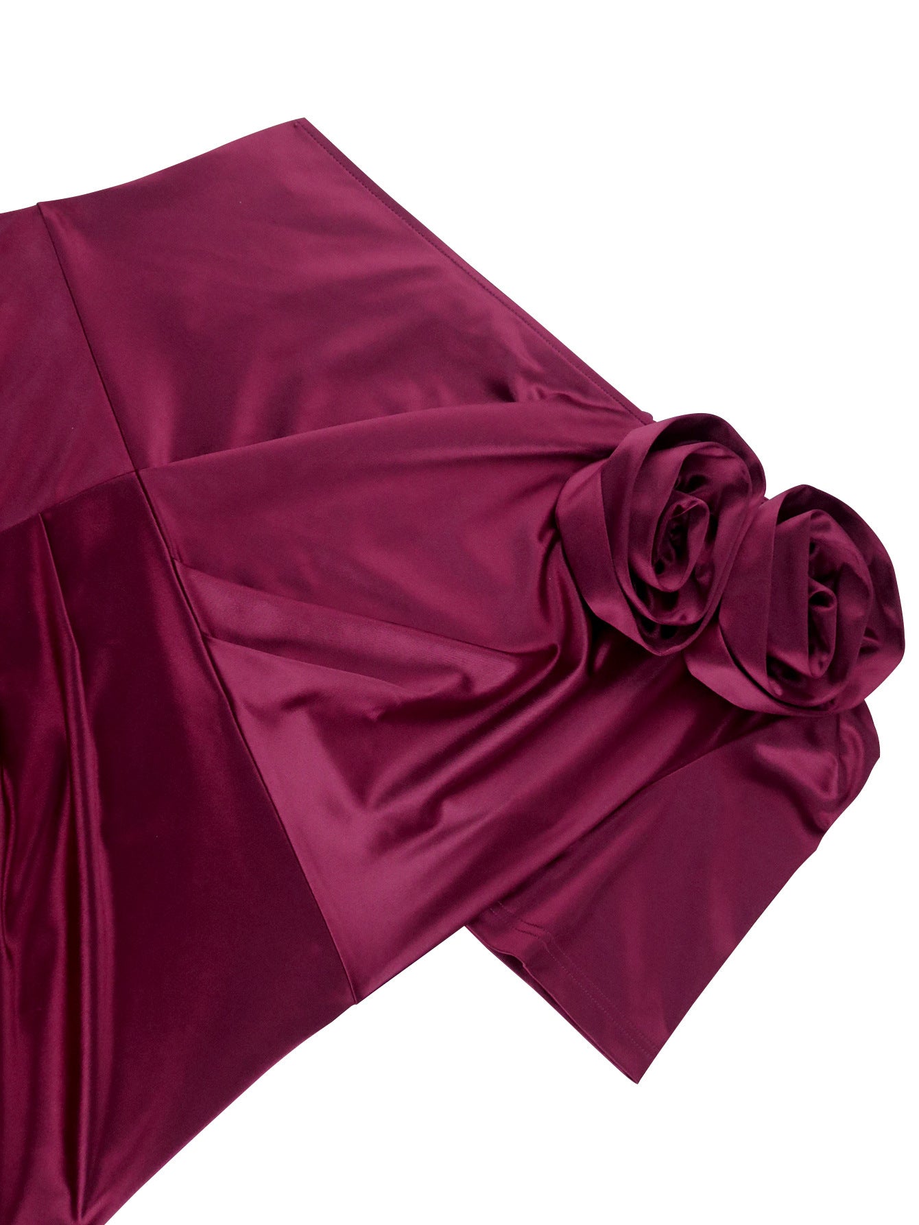 Flower One Shoulder Elegant Formal Party Dress 5