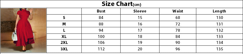Women Summer Fashion Chic High Waist Formal Party A-Line Dress Elegant Evening African Dress 15