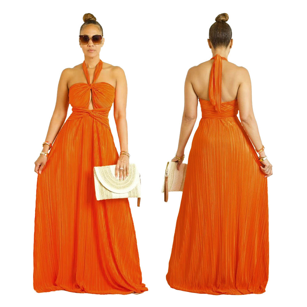 Women's Multi-Wearing Pleated Swing Dress 5