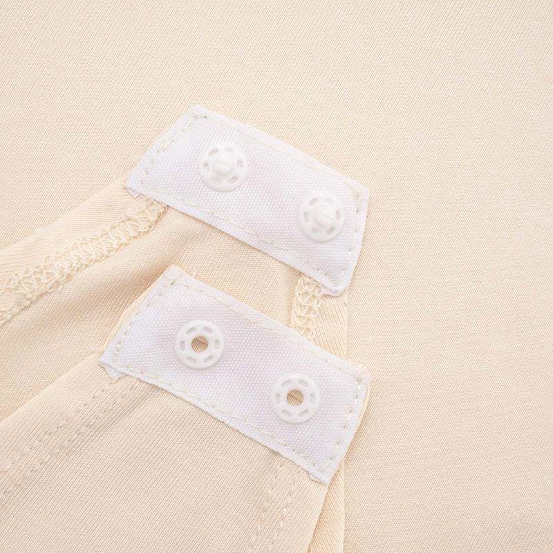 Women Autumn/Winter Solid Turtleneck Long-Sleeved Bodysuit with Covered Legs Two-Piece Set 21