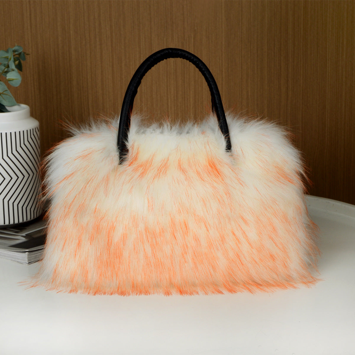 Fur Plush Bag Fashion Portable Shoulder Imitation Fur Bag 22