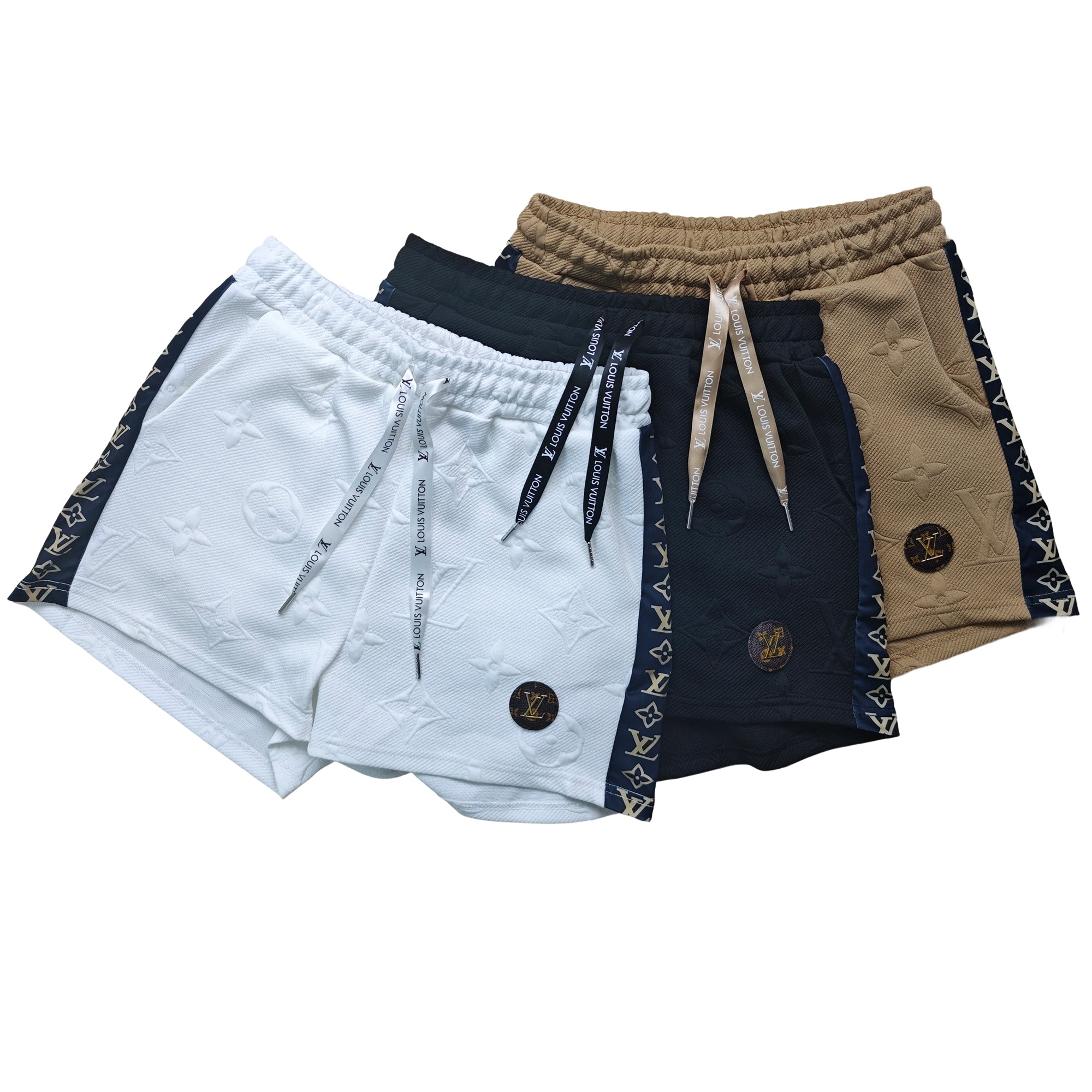 Women Jacquard Short Sleeve Top and Shorts Sports Two Piece Set 11