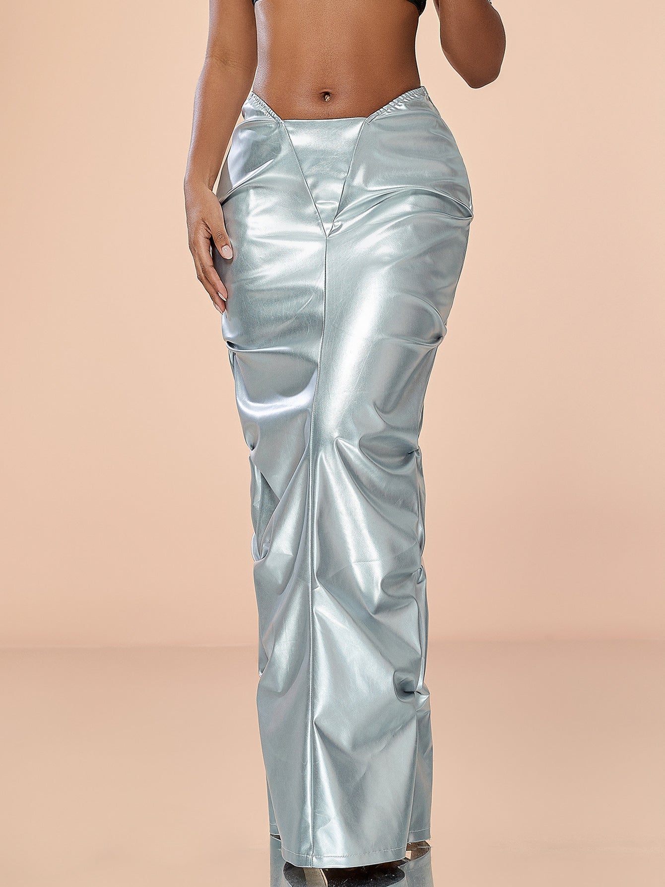 Women sexy slit bodycon skirt 3