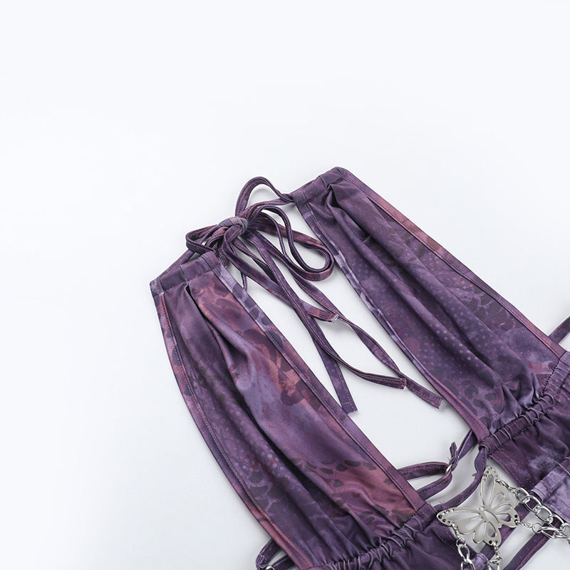 Animal Print Sexy Deep V Low Back Cutout Bodycon Dress 13