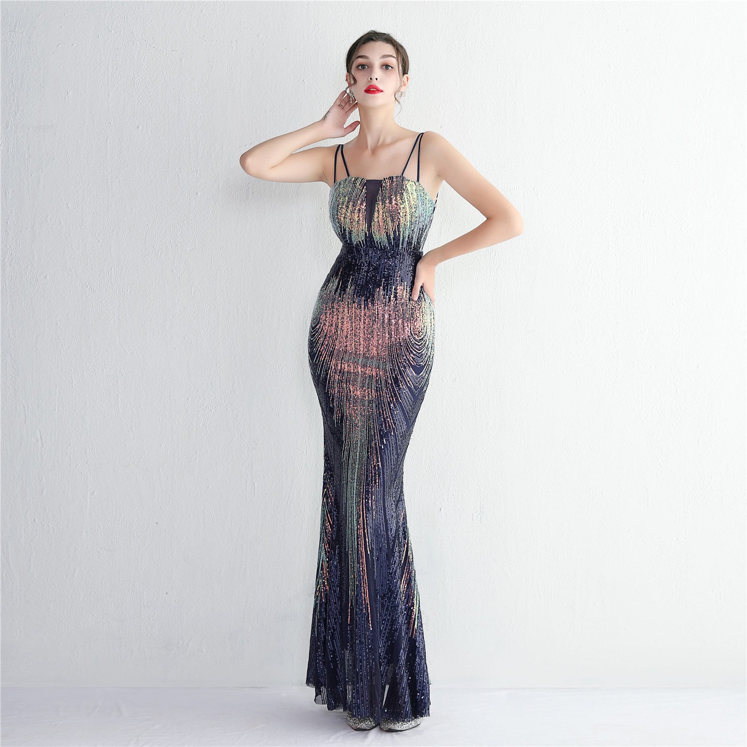 Dress Fairy Dream Party Evening Dress Sexy Long Slim Fit Toast Dress 5