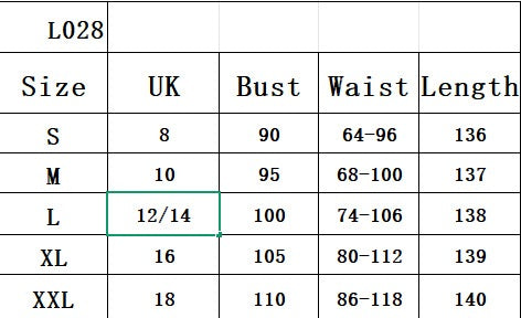 Fashion Printed V-Neck Slim Waist Elegant Women's Dress 10